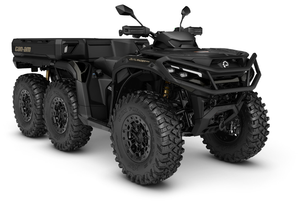 Can-Am Outlander 6x6 Backcountry 1000R T 2027, kolor Stealth Black