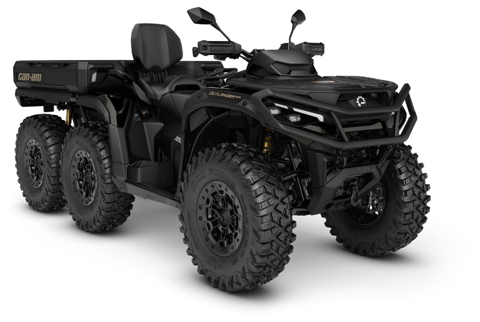 Can-Am Outlander MAX 6x6 Backcountry 1000R T 2027, kolor Stealth Black