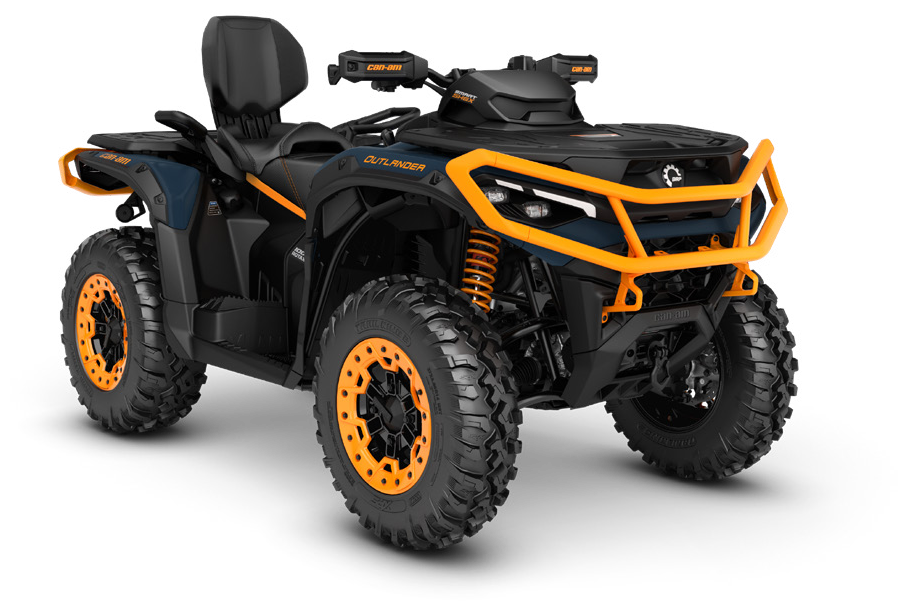 Can-Am Outlander MAX XT-P 1000R with SAS 2027, kolor Dusty Navy & Orange Crush