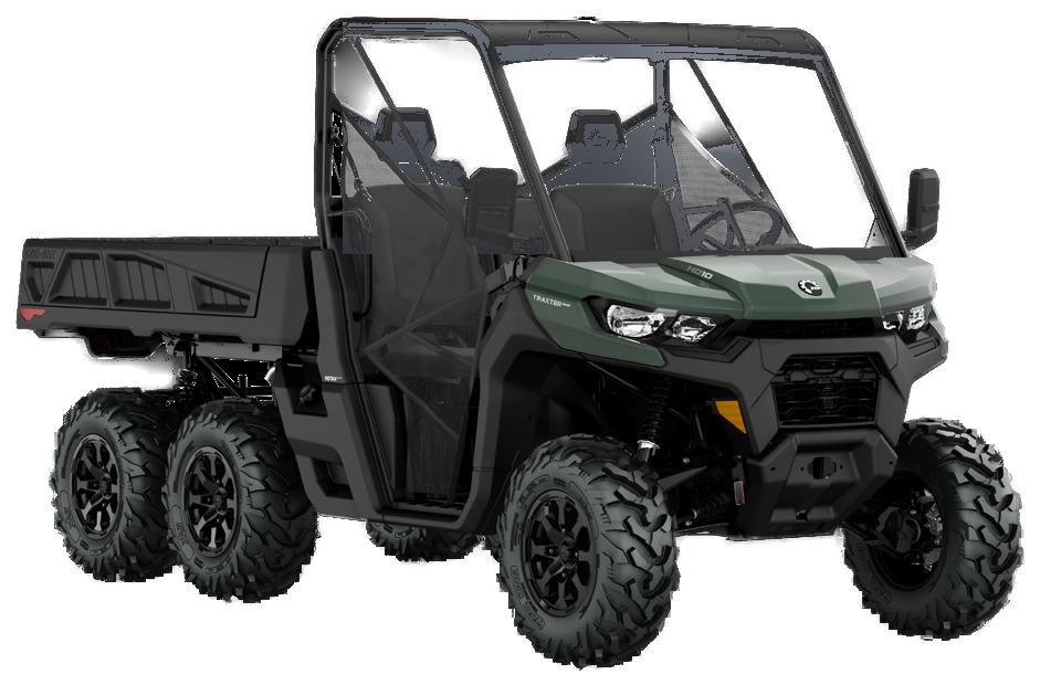 Can-Am Traxter 6x6 DPS 2027, kolor Compass Green